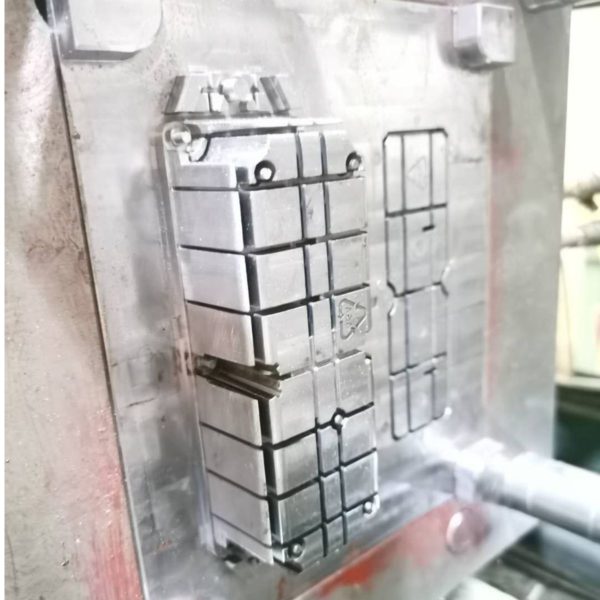 Injection mold for plastic electronic enclosure