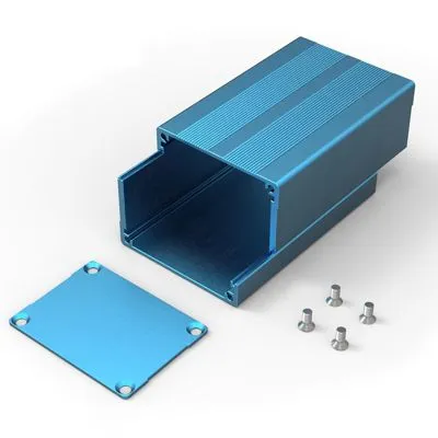 extruded aluminum electronic casing