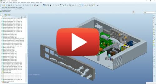 CAD design electronic enclosure