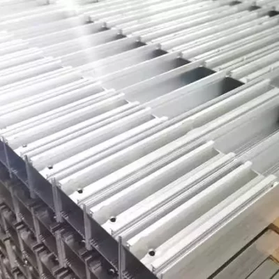 CNC machining of large extruded aluminum parts