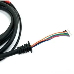 cable with molded strain relief