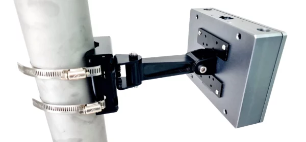 pole mount adjustable mounting bracket