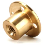 lathing brass flange