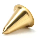 CNC lathing brass cone