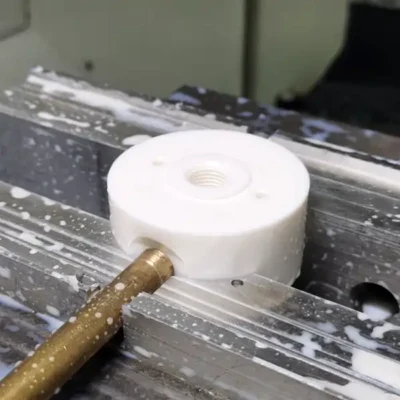 PVDF injection machining tapping PVDF injection machining tapping